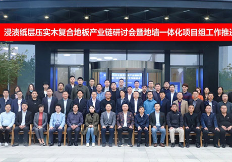 中國林產工業協會產業鏈研討會暨地墻一體化工作推進會在德爾總部成功舉辦